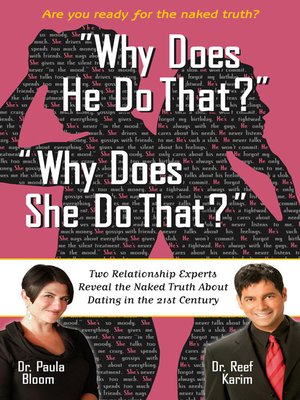 cover image of "Why Does He Do That?" "Why Does She Do That?"